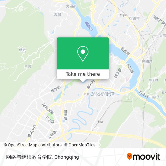 网络与继续教育学院 map