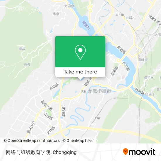 网络与继续教育学院 map