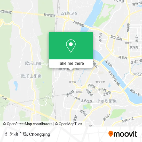 红岩魂广场 map