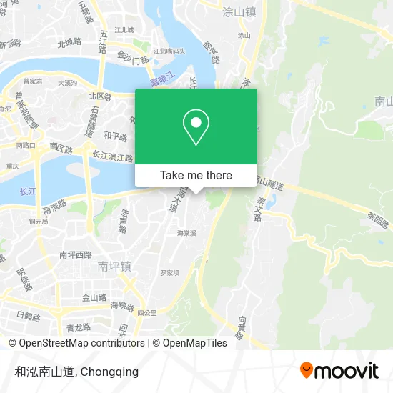 和泓南山道 map