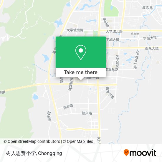 树人思贤小学 map