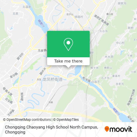 Chongqing Chaoyang High School North Campus map
