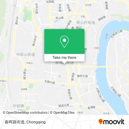 春晖路街道 map