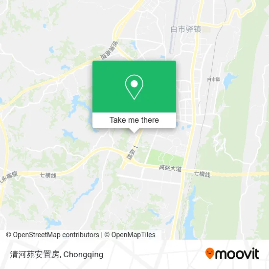清河苑安置房 map
