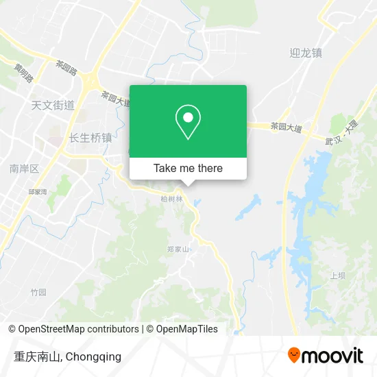 重庆南山 map