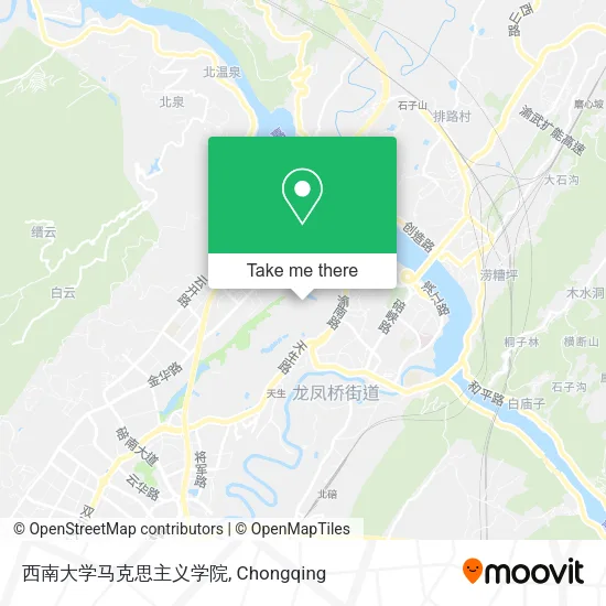 西南大学马克思主义学院 map