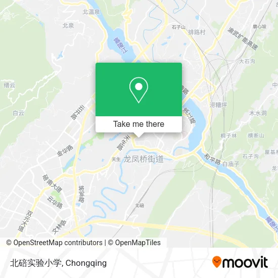 北碚实验小学 map