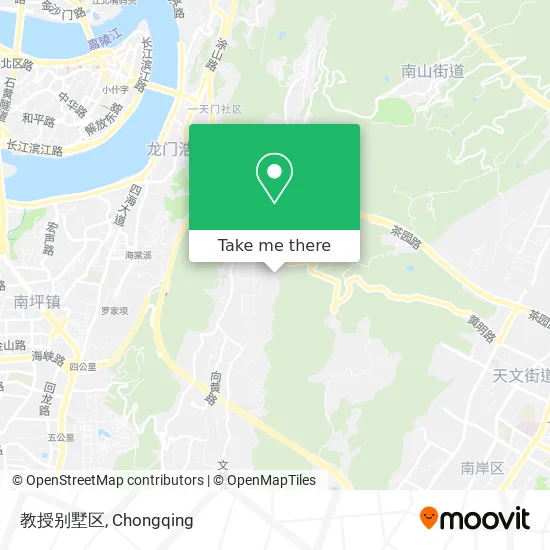 教授别墅区 map