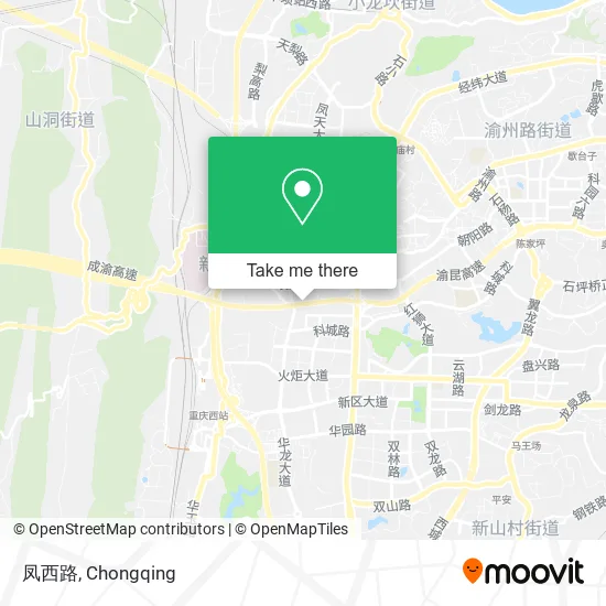 凤西路 map
