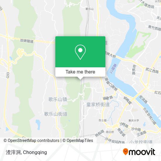渣滓洞 map