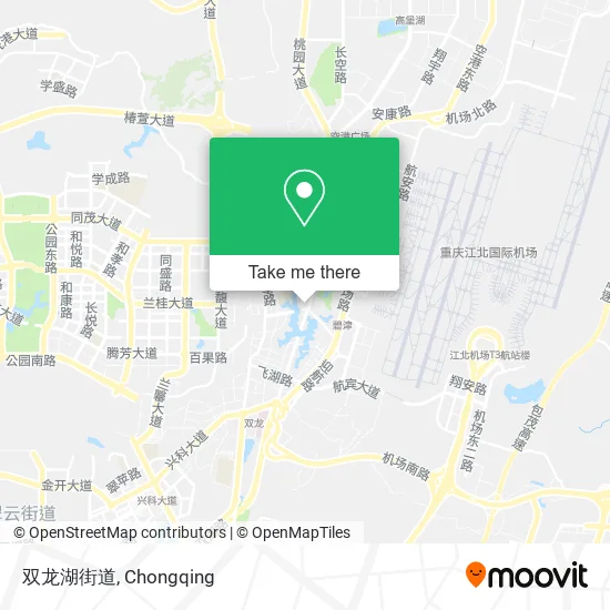 双龙湖街道 map