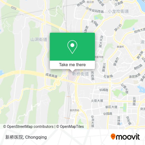 新桥医院 map