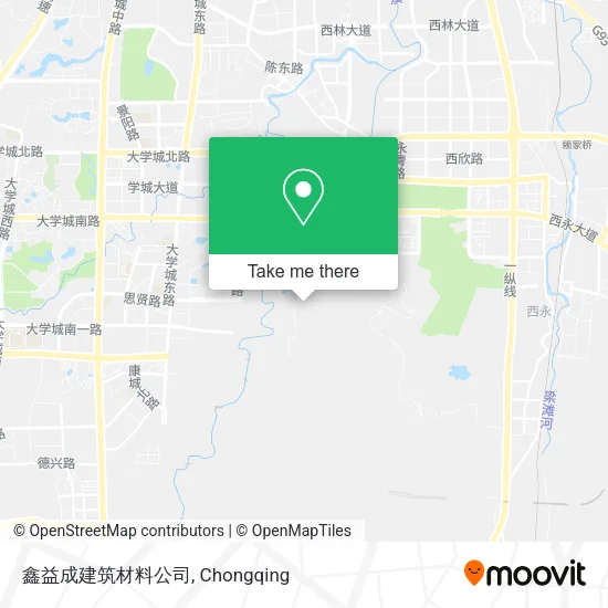 鑫益成建筑材料公司 map