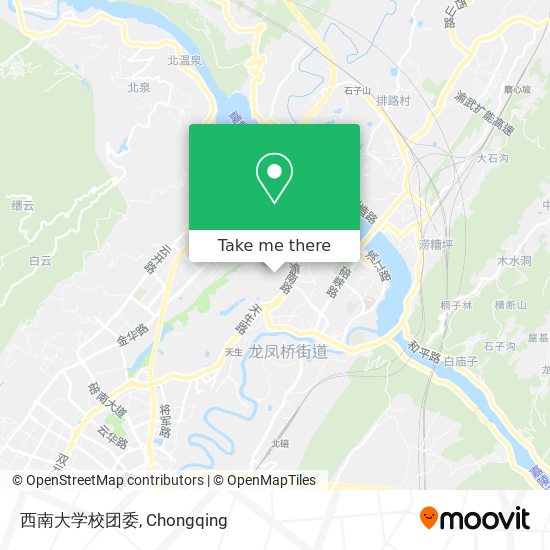 西南大学校团委 map