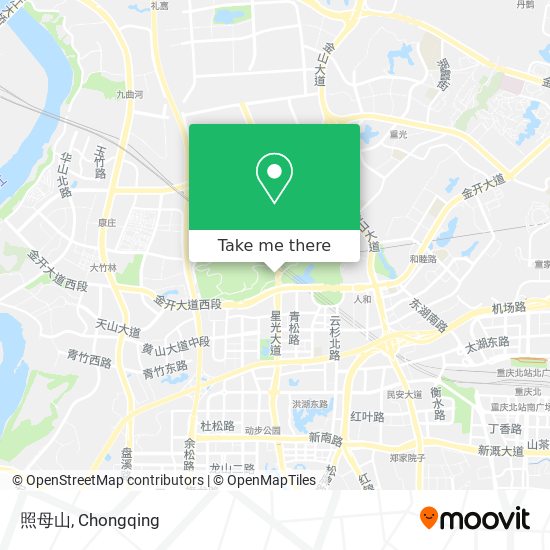 照母山 map