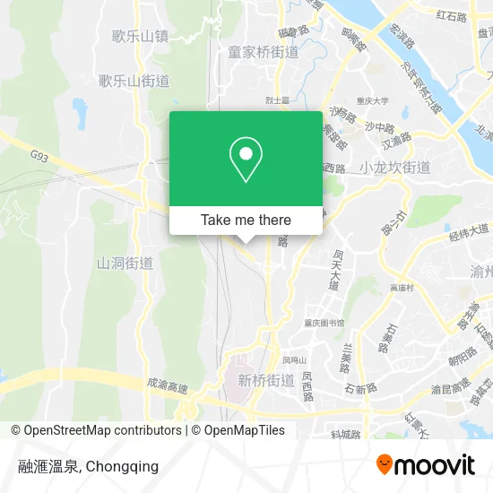 融滙溫泉 map