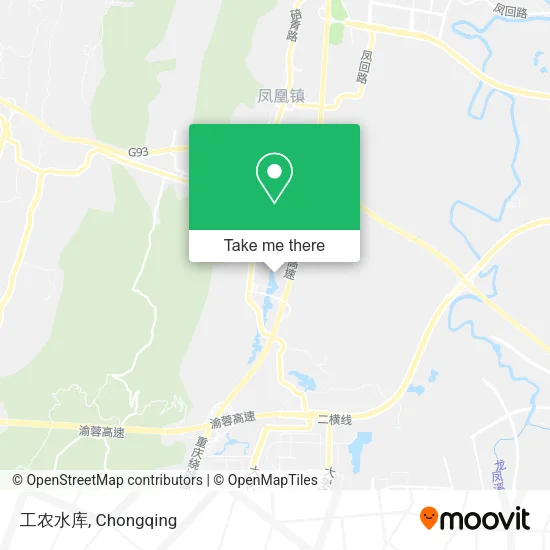 工农水库 map