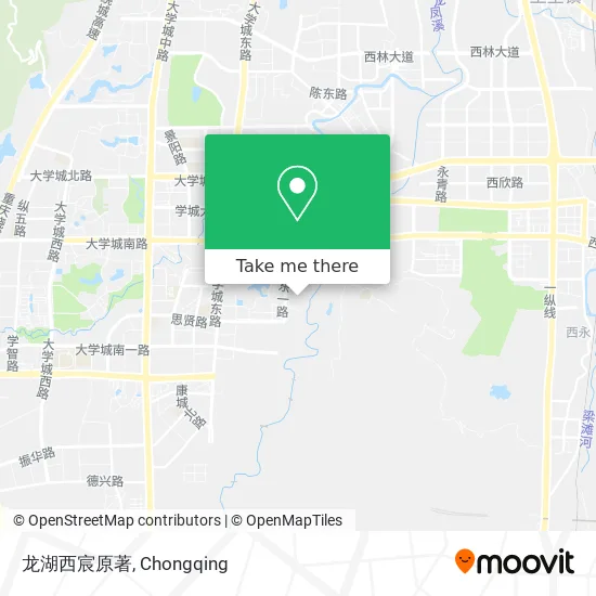 龙湖西宸原著 map