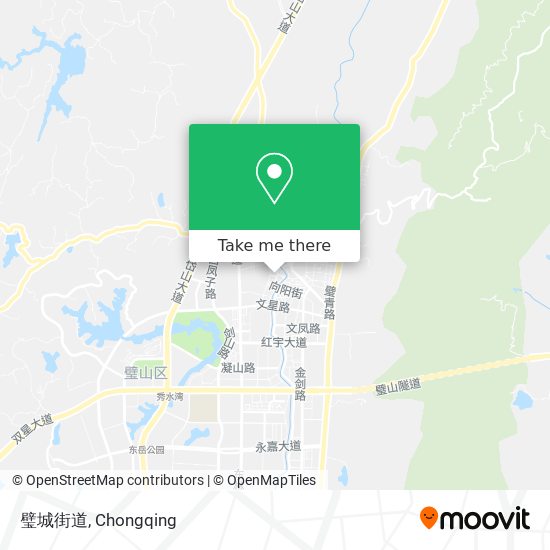 璧城街道 map