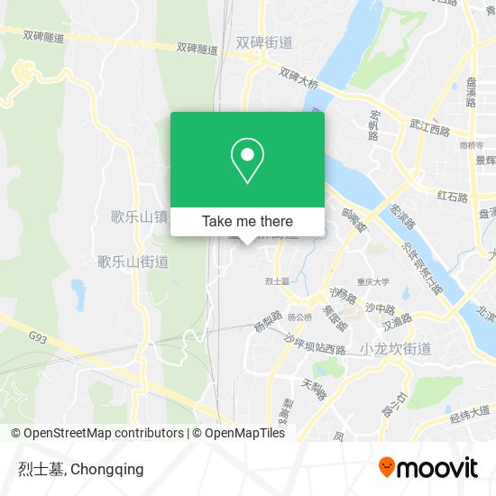 烈士墓 map