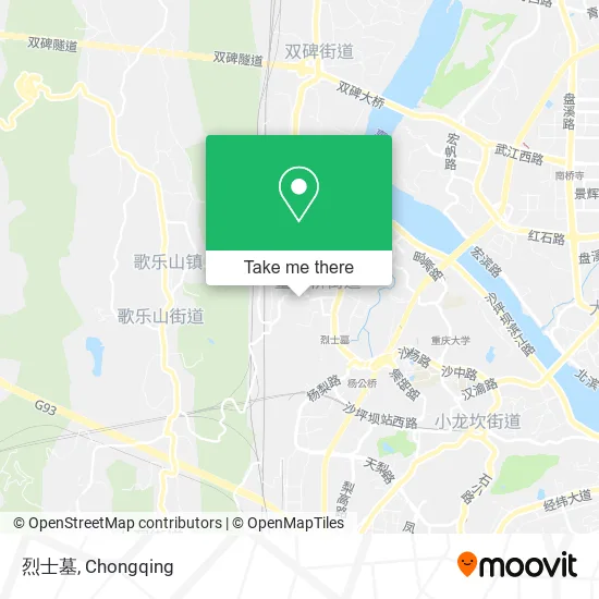 烈士墓 map
