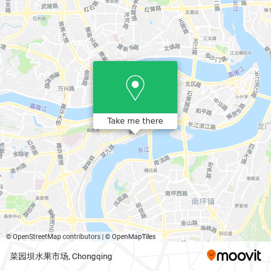 菜园坝水果市场 map
