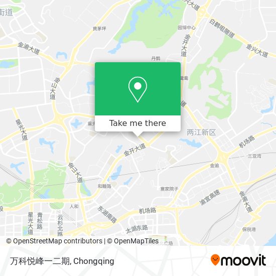 万科悦峰一二期 map