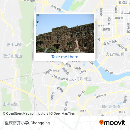 重庆南开小学 map