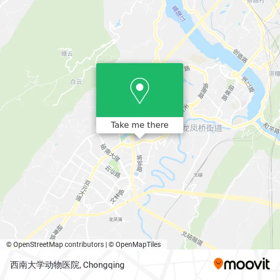 西南大学动物医院 map
