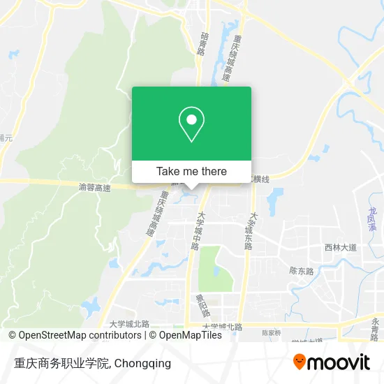 重庆商务职业学院 map