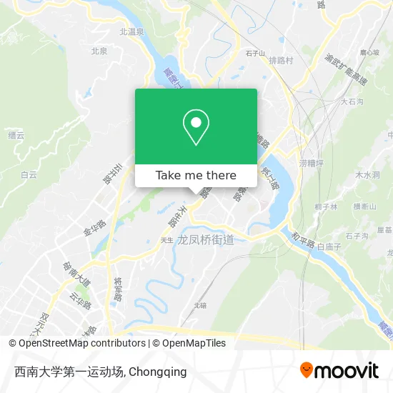 西南大学第一运动场 map