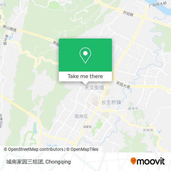 城南家园三组团 map