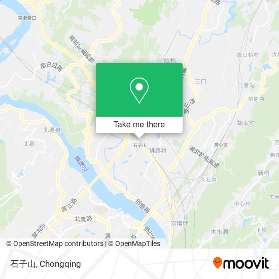 石子山 map