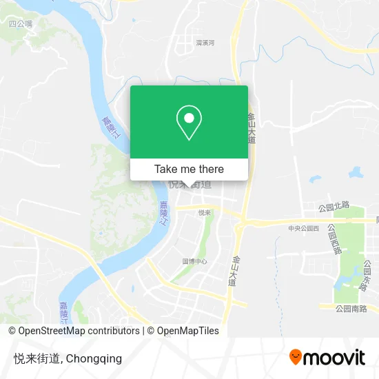 悦来街道 map