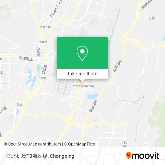 江北机场T3航站楼 map