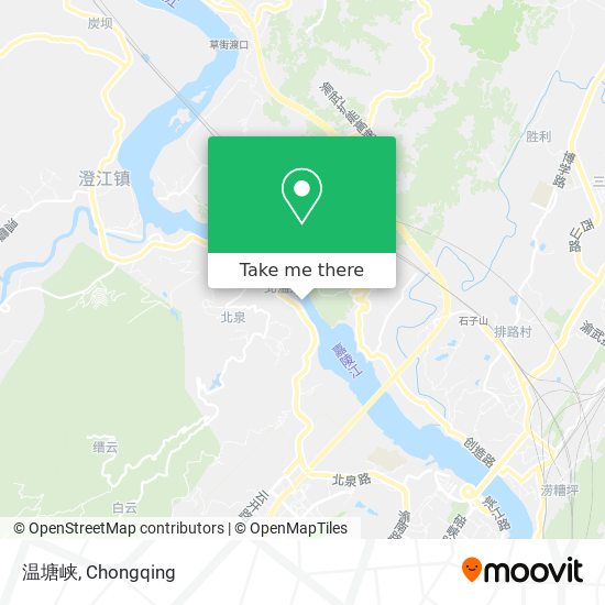 温塘峡 map