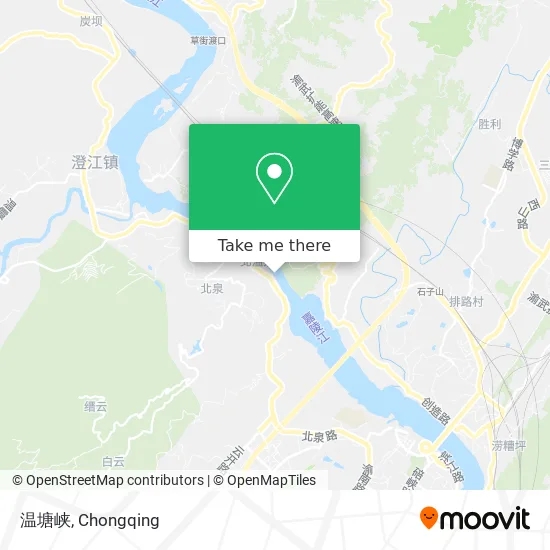 温塘峡 map