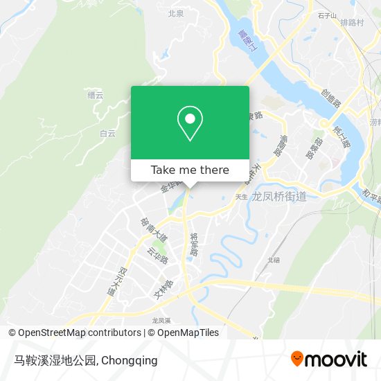 马鞍溪湿地公园 map