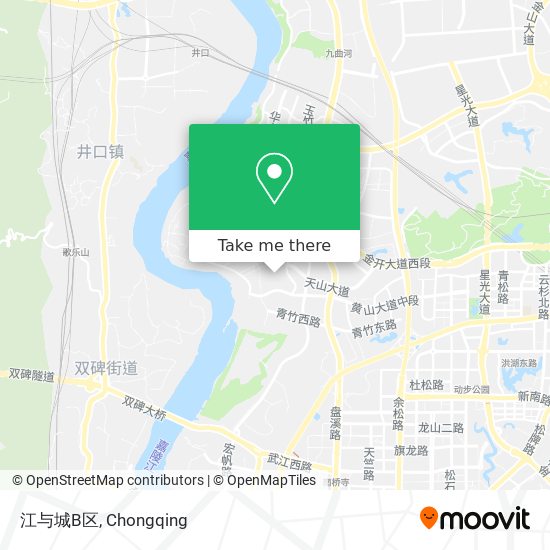 江与城B区 map