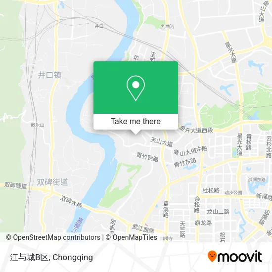 江与城B区 map