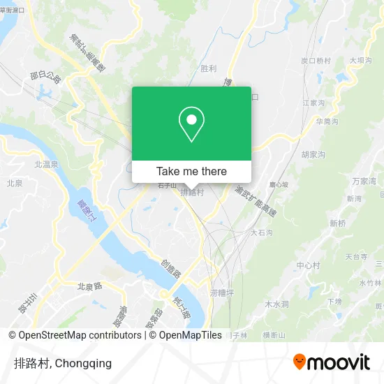 排路村 map