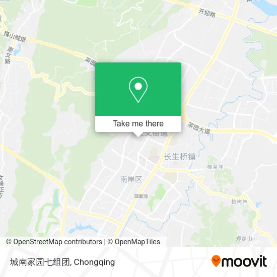城南家园七组团 map