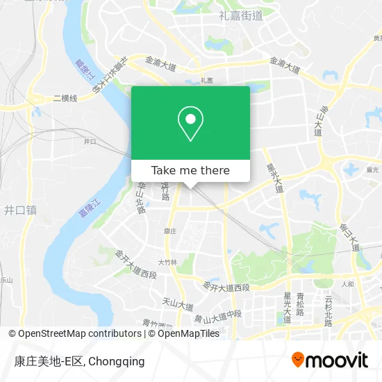 康庄美地-E区 map