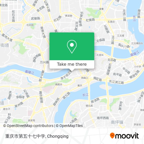 重庆市第五十七中学 map