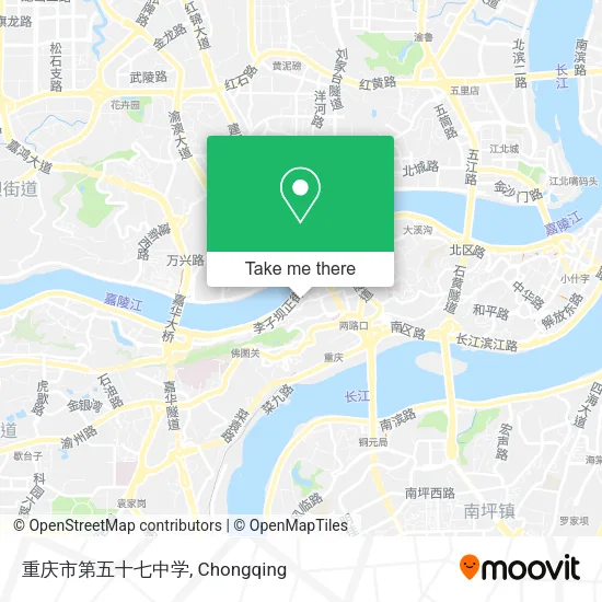 重庆市第五十七中学 map