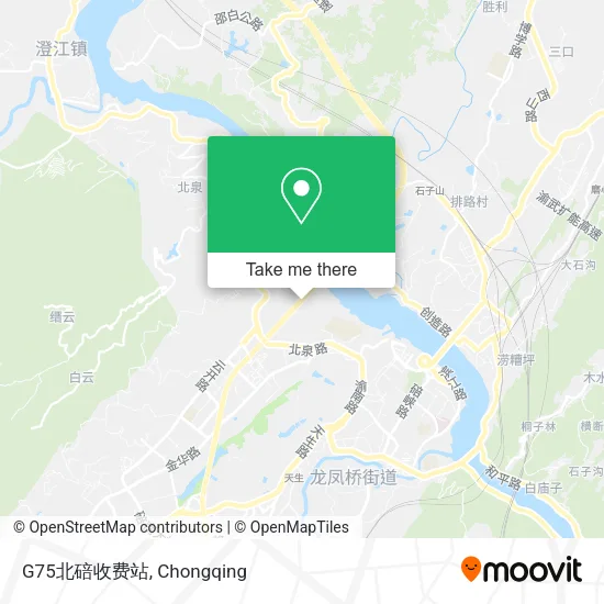 G75北碚收费站 map