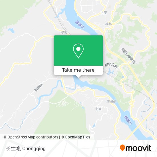 长生滩 map
