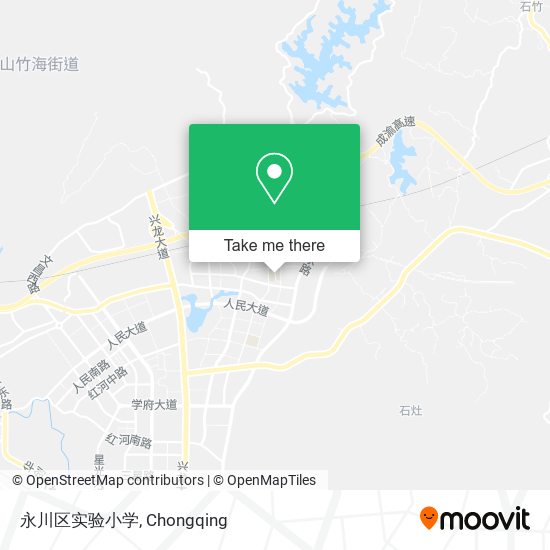 永川区实验小学 map