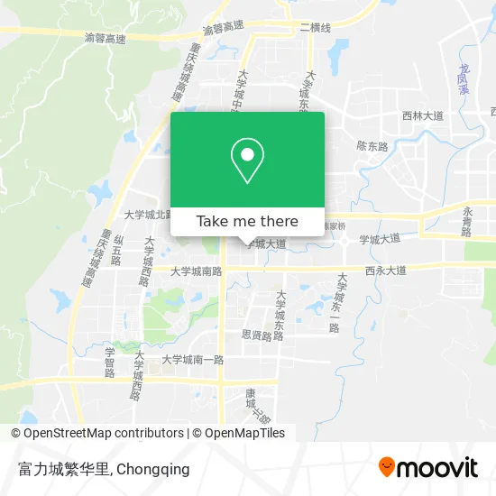 富力城繁华里 map