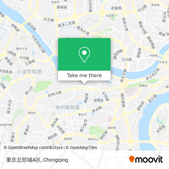 重庆总部城A区 map